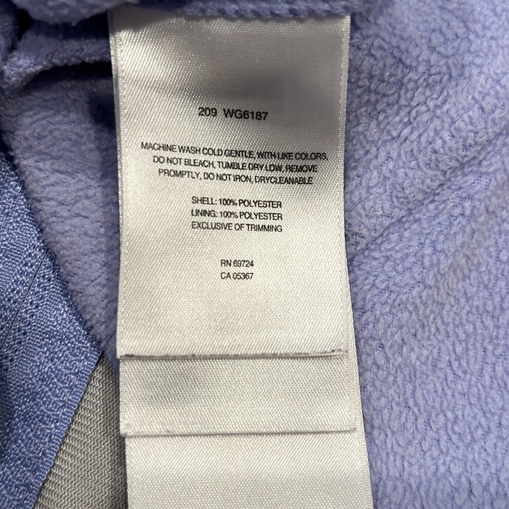 HOST PICK!! Columbia youth 10/12 periwinkle-purple polar fleece zipped j… - Picture 5 of 7